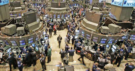 Immagine della borsa americana wall street