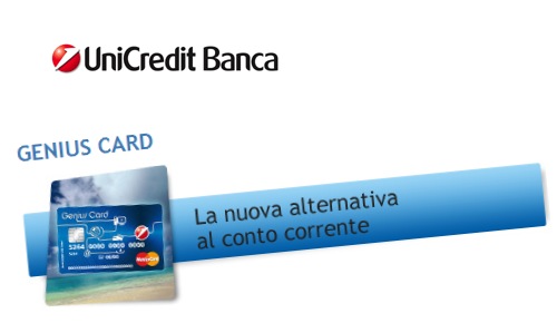 Genius Card Di Unicredit Banca Borsa Finanza